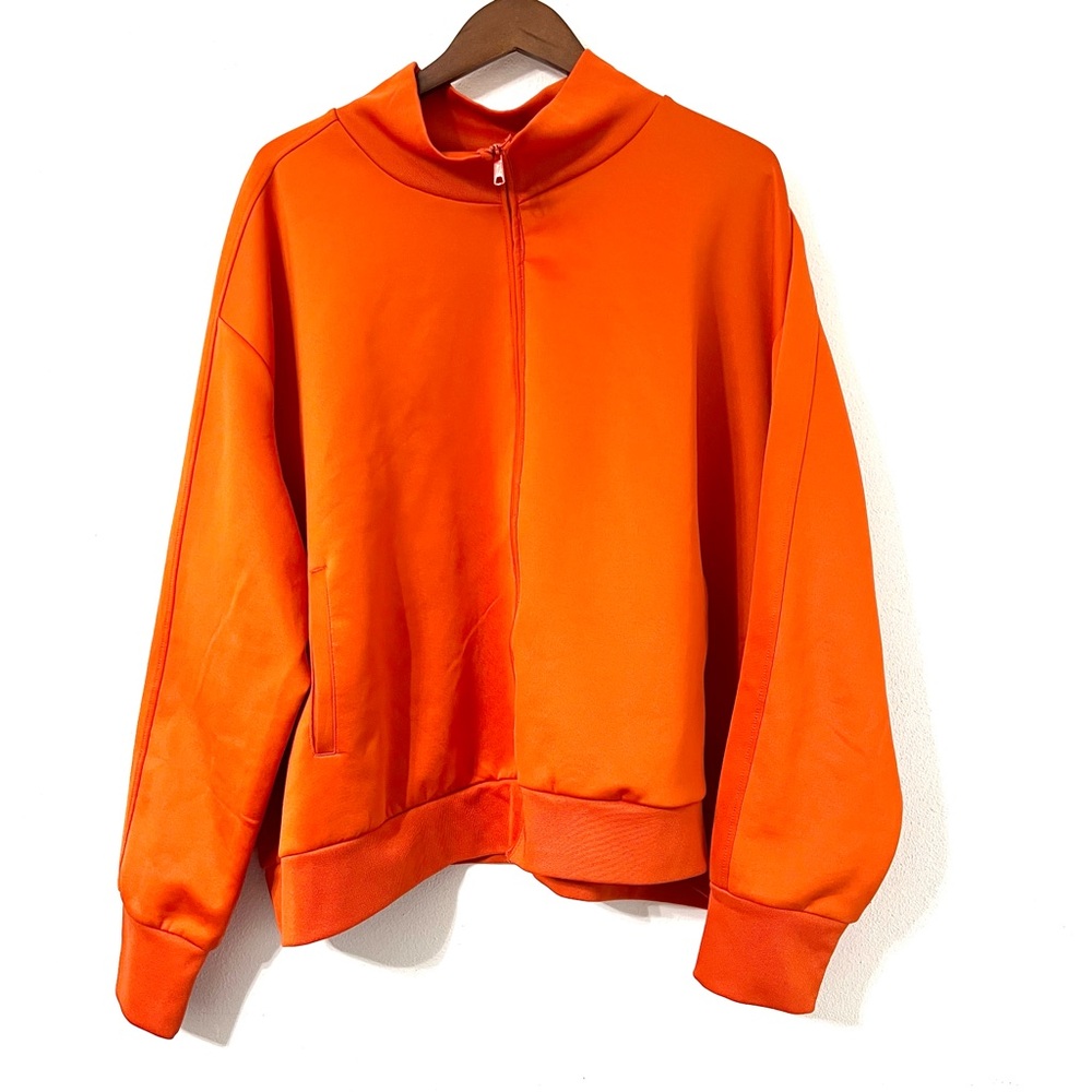H&M Orange Zip Jacket Women’s Plus 4X